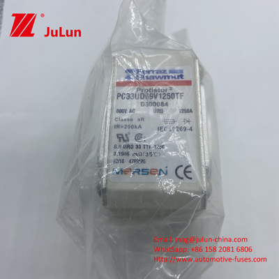 Ferraz D300084 Bộ bảo hiểm xe gốm 1250A 690V 200KA Dc Điện lỗi