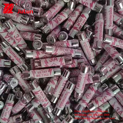 UK POWER PLUG Điện điện hiện tại Ceramic Automotive Fuses với vật liệu đồng gốm gốm và kích thước 6 * 25mm