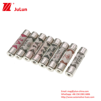 Năng lượng Flat Head Tubular Ceramic Automotive Fuses For Safety Regulation ASTA BS1362 SS167