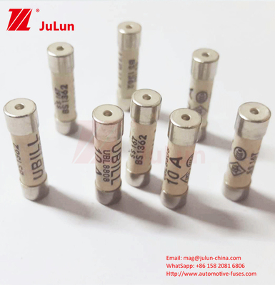 Plug Power Cable Điện lực 3A 5A 7A 10A 13A 20A Ceramic Car Fuses 6 * 25mm Với thiết kế