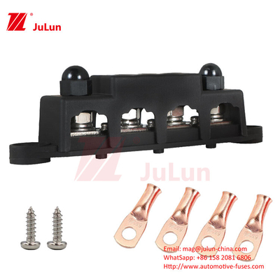 Rv Yacht Bus M8M10 Điện cao hiện tại dây dẫn Stud Terminal hiện tại 20A ABS Sữa kẽm đồng 248g