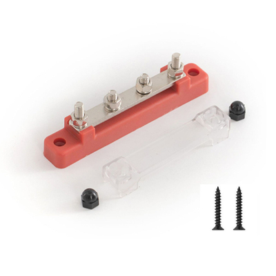RV Truck Marine Boat Hot Red 3/8' Stud Bus Bars Terminal Block Battery Busbar Cho xe máy
