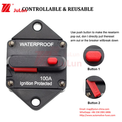 Chất chắn Auto Yacht RV bộ ngắt mạch bảo vệ ngắt tự động có thể khôi phục lại các ngắt chuyển đổi an toàn ghế mạch bảo vệ