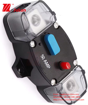 phục hồi Trolling Motor Stereo Audio 50A 200A 300A 24V 48V 0-8 Gauge Inline Fuse Block Holders Inverter cho ô tô