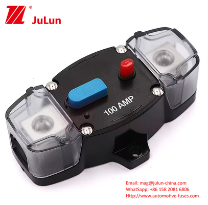 Quay lại bằng tay 0-8 Gauge 12-48 Volt 200 Amp Bộ ngắt mạch với Trolling Car Stereo Audio Inline Fuse Block Holders Inver
