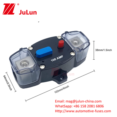 Chiếc xe 8 12-48V 30A-300A Máy ngắt mạch Xe ô tô âm thanh chống thấm nước Bảo vệ điện Fuse Máy ngắt mạch thiết lập lại theo cách thủ công