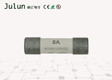 8 Ampe gốm cầu chì cao áp 10x38mm 1000v Dc Chất liệu chì cắt nhanh