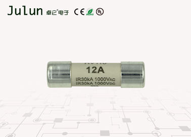 10x38mm 12 Amp Solar Pv Cầu chì 1000V AC / DC cho thiết bị HVDC /