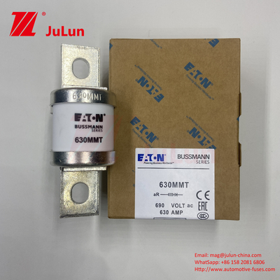 690V Ceramic Automotive Fuses M6/M8 Twin Flat Plate Bolt Type 0.43kg Giải pháp bảo hiểm hạng nặng