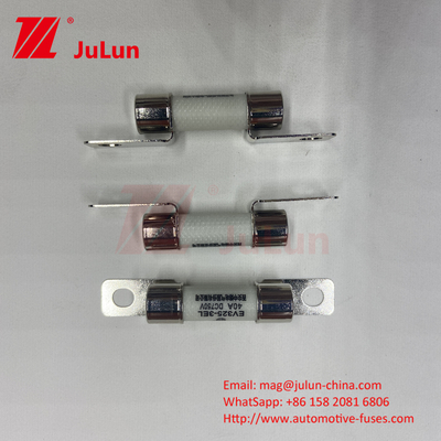 20KA 50KA Khả năng phá vỡ Bộ an toàn xe ô tô gốm Ev Fuse Bolt Mounting 10A 15A 40A 50A 750VDC