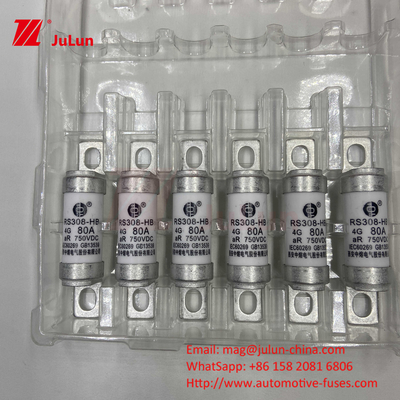 750VDC Ceramic Automotive Fuses RS308 HB 4G Nhiệt độ cao 10A 20A 25A 30A 40A 50A 63A 80A 100A 750VDC FUSE