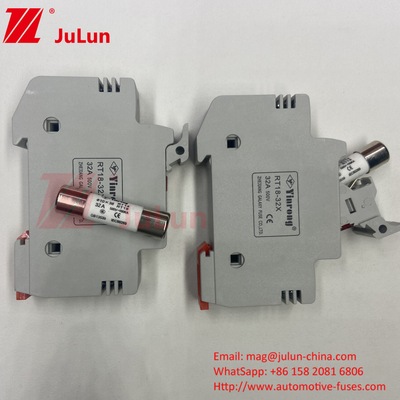 10A-63A Fuse hình trụ để bảo vệ hệ thống năng lượng mặt trời Fuse mặt trời DC 1000V PV 6A 10A 15A 20A 25A 30A Năng lượng cao