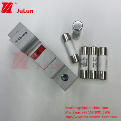 10x38mm Ceramic Solar PV Fuse cho bảo vệ module quang điện