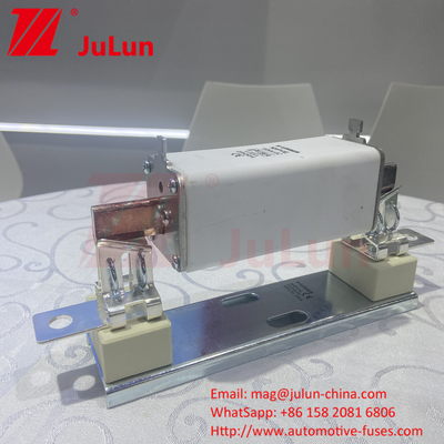 200A tiêu chuẩn Din hướng dẫn Fuse Holder điện áp thấp 1500VDC Solar Fuse Holder