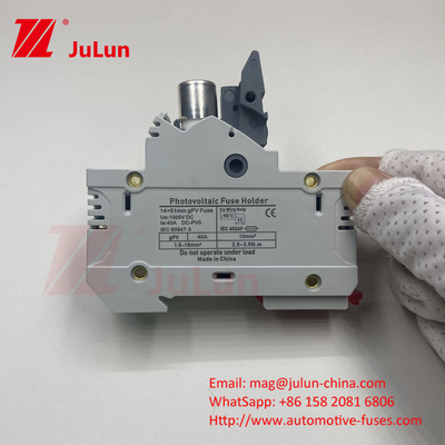 Mặt trời Photovoltaic Inverter Bảng năng lượng mặt trời nhiệt bộ AC RT18-125 Fusible 10x38 6A Italweber Isolator