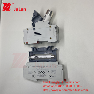Phân tích năng lượng mặt trời PV với vật liệu nguyên tố bảo hiểm đồng RO17 Blow nhanh Ceramic DIN Rail Moun 22x58MM Italweber Fuse 500V