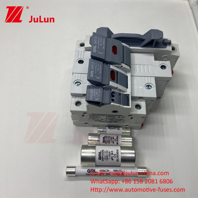10 * 38mm gPV 1000VDC 32A FUSE Din Guide Fuse Holder để cài đặt dễ dàng và an toàn