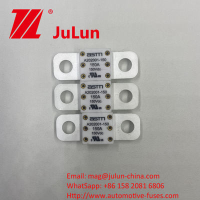 ASTM điện hiện tại 100A 150VDC A202001 Ceramic Fuses cho xe hơi cho hiệu suất bền