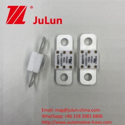 Bộ bảo hiểm ô tô gốm ASTM A202001-200A 150VDC cho hệ thống kéo EV Vật liệu bạc 20KA Khả năng vỡ 16-20KA 400A 500A