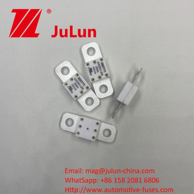 150VDC Đánh giá điện áp gốm A202001-500A Bộ an toàn ô tô với khoảng cách lỗ 39mm Được làm từ đồng bạc thạch anh cát và vàng