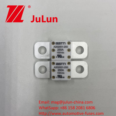 Lượng điện cao Ceramic A202001-250A 150VDC Fuses ô tô Kích thước nhỏ Với vật liệu gốm để bảo vệ mạch ngắn
