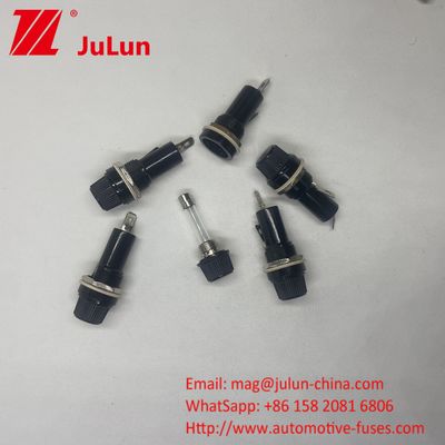 Chân đồng đen 5 * 20 6 * 30mm Máy giữ bộ an toàn xe Bakelite điện
