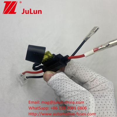 Fuse pin Connector Extension Cable Wire Harness Connector Holder với Red 2-Pin Connector Truck Electric ATV Ebike
