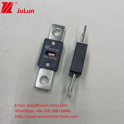 51mm Khoảng cách lỗ EV320-5X 125A 70VDC Ceramic Automotive Fuses With GB/T31465.5-2015 Certification And 70VDC Rated Voltage
