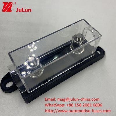 32V chống nước bảng điều khiển đắp ANM Bolt On Fuse Holder Block M8 Thick Base Clear PC Cover For Auto Vehicle Boat
