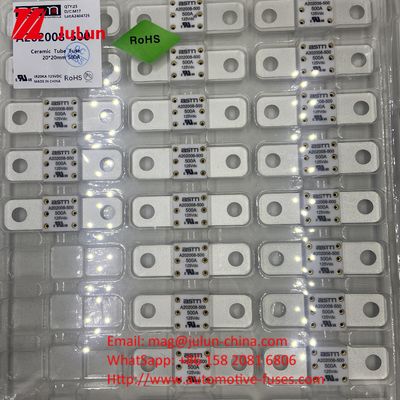 20KA Breaking A202008 ASTM 125V 150A Capacity Ceramic Automobile Fuses Screw Bolt Mounting For Automotive Fuse Safety And Reliability (Thiết bị bảo mật và độ tin cậy của các bộ phận ô tô)
