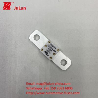 Chuyển đổi năng lượng Ceramic Automotive Fuses A202008 ASTM 150A 125VDC M8 Nắp cuộn