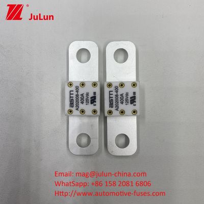 Đồ gốm ô tô 125VDC A202008 500A Chất bảo hiểm Chế độ lắp đặt chuông vít và khoảng cách lỗ 50,8mm