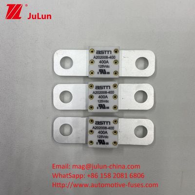 Ceramic mạnh mẽ 100 Amp 125VDC pin pin xe ô tô Fuse cho xe nặng
