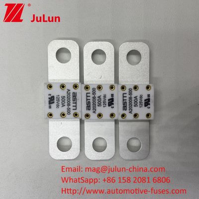 Bộ an toàn Battey EV 250A 125VDC gốm cho các ứng dụng hạng nặng