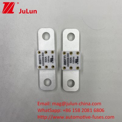 Khả năng phá vỡ cao 350A 125Vdc EV Fuse Kích thước nhỏ Bảo vệ mạch ngắn dòng cao