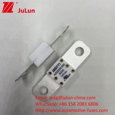 Ev Ceramic Fuse A202008 250A 125VDC Charger Adapter tương thích cho xe tải ô tô A202008 125VDC 100A 125A 150A 200A 250A 300A 400A 500A