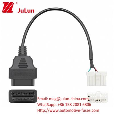Tesla Model S / X OBD2 12PIN Cáp chuyển đổi chẩn đoán dây chuyền dây chuyền ô tô