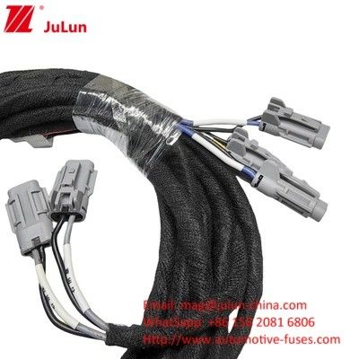 Cáp mở rộng 54 Pin cho Ford Sync Điện khí ô tô Apim Connector Cáp mở rộng dây chuyền dây chuyền với RCA