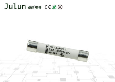 Sứ 1500 VDC Cầu chì cao áp gốm Cầu chì nhiệt bảo vệ quang điện 10 * 57mm