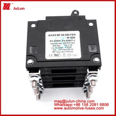 Đơn cực bộ ngắt mạch tự động nhiệt quá tải chuyển đổi đẩy để thiết lập lại bảo vệ nhiệt
