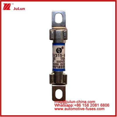 Năng lượng EV 10 * 38mm Tubular Fuse EV315-M 3E 15A 500VDC Đối với xe điện Cài đặt cuộn dây đáp ứng tiêu chuẩn JASO D622
