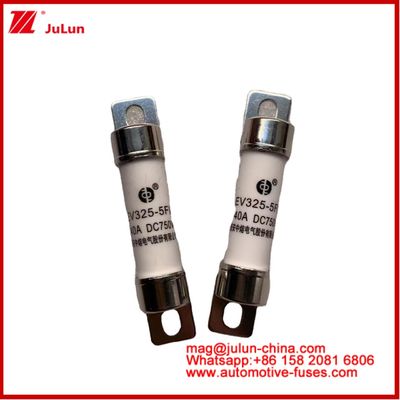 Fuse ống EV325-5FL 40A 750VDC cho xe điện với cài đặt bóng đèn 15 * 51mm và hằng số thời gian 2 ± 0.5ms