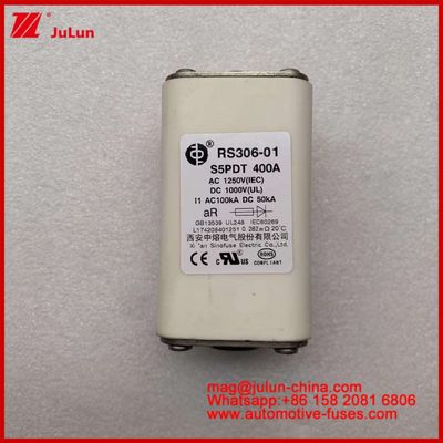 400A AC1250V IEC 100KA DC1000V UL AR Ceramic Square Xe ô tô Fuses Bảo vệ mạch cho xe điện và ô tô