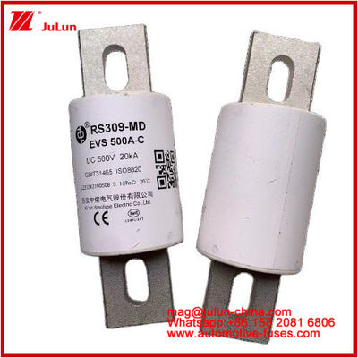 RS309-EVS 500A-C 500VDC 20KA GB Hệ thống pin năng lượng gốm ống gốm Chất an toàn ô tô gốm cho xe điện Và hệ thống điện động lực