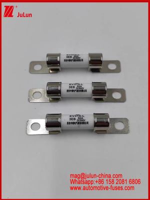 Chống nhiệt độ cao 50A EV315-L 3EB Fuse DC500V Ceramic Rated V EV Charger cho Xây dựng xe điện M6