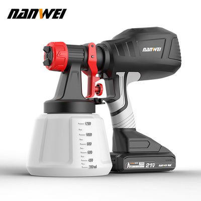 Ứng dụng phổ biến Bụi phun khí cao Bụi phun khí áp suất 700ml Súng sơn không dây Động tay Điện 1.5mm 1.0mm Diy Grade Pin Điện Tái thiết kế Nhà Vườn
