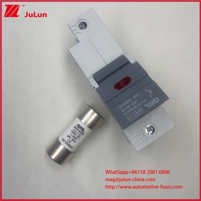 Giá đỡ cầu chì PV 63A 1000VDC22*58mm 6 KV Dùng cho năng lượng mặt trời, lắp đặt trên thanh ray DIN, tuân thủ IEC