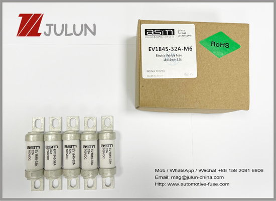 Cầu chì định mức bằng gốm 700V DC cho phân phối đầu cuối EV HEV