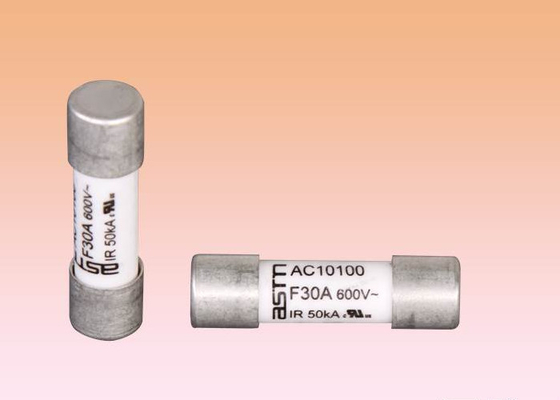 CCC 600VAC / DC 10x38mm Cầu chì gốm cao áp